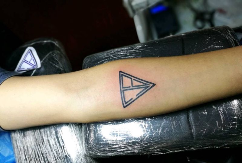 几何纹身图片