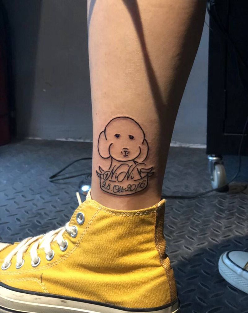 小狗纹身图片