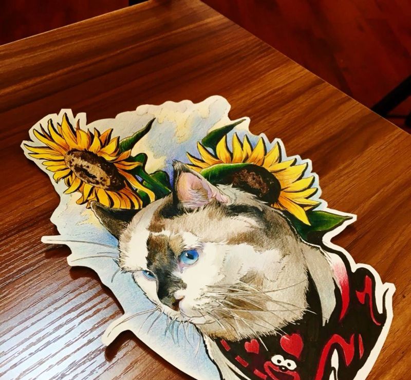 我欠你的绘画真理，将在纹身中告诉你纹身图片