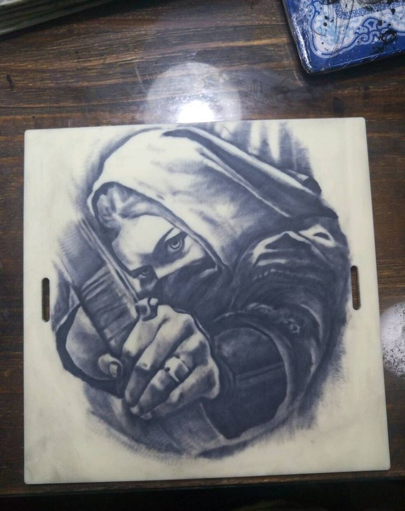 练习皮纹身图片