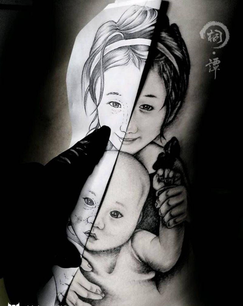 人物肖像纹身图片