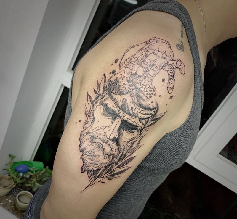 客人定制脑洞纹身图片