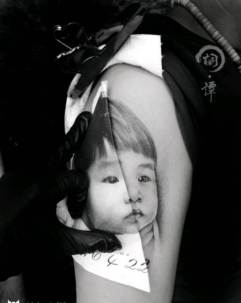 人物肖像纹身图片