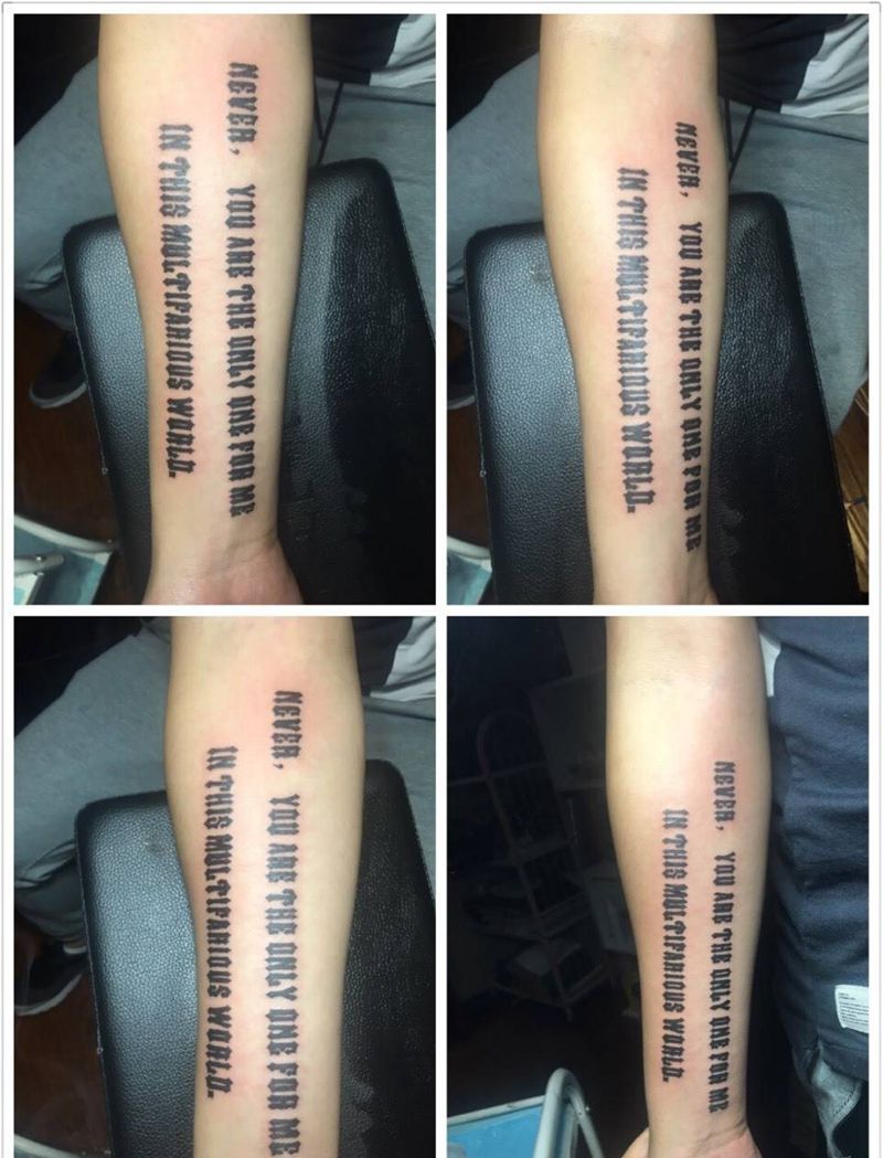 英文字母纹身图片