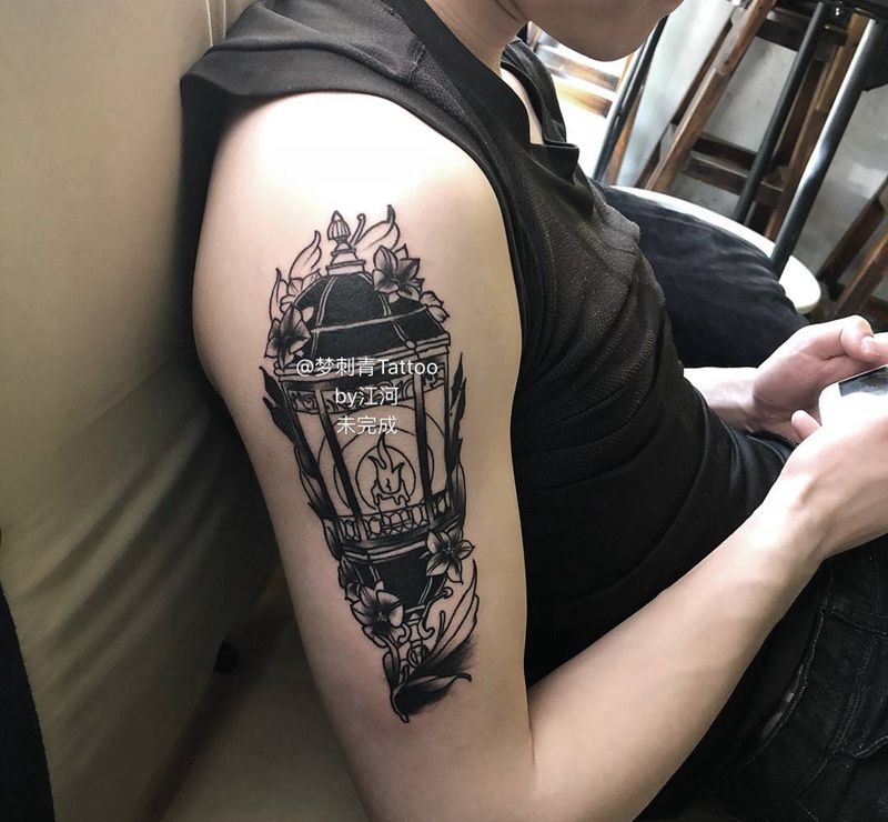 newschool 未完成纹身图片_成品手臂欧美静物纹身图案