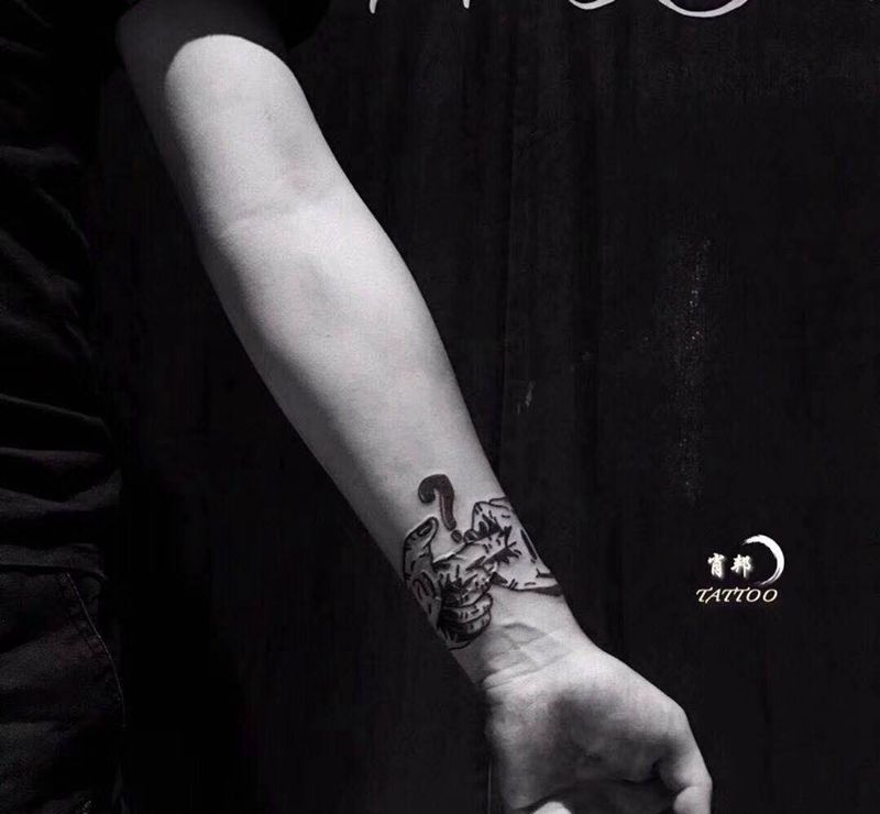 小臂环纹身图片