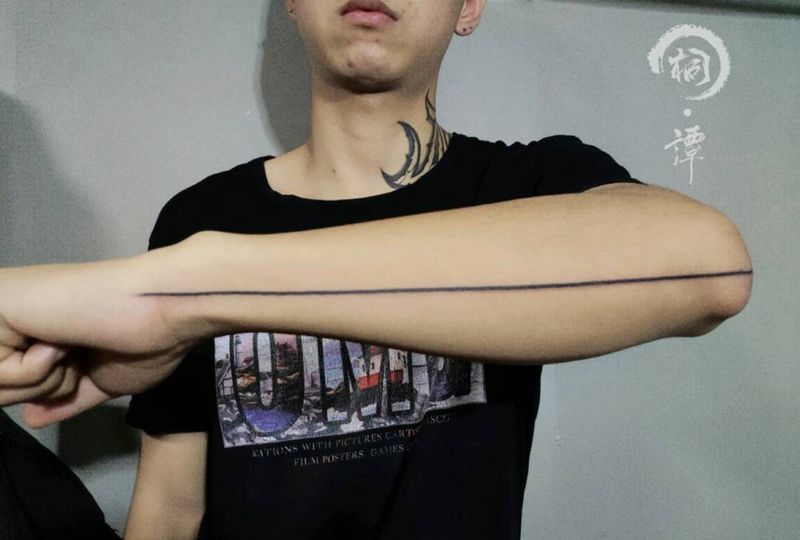 线纹身图片