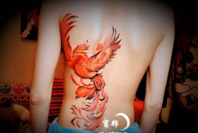 凤凰纹身图片