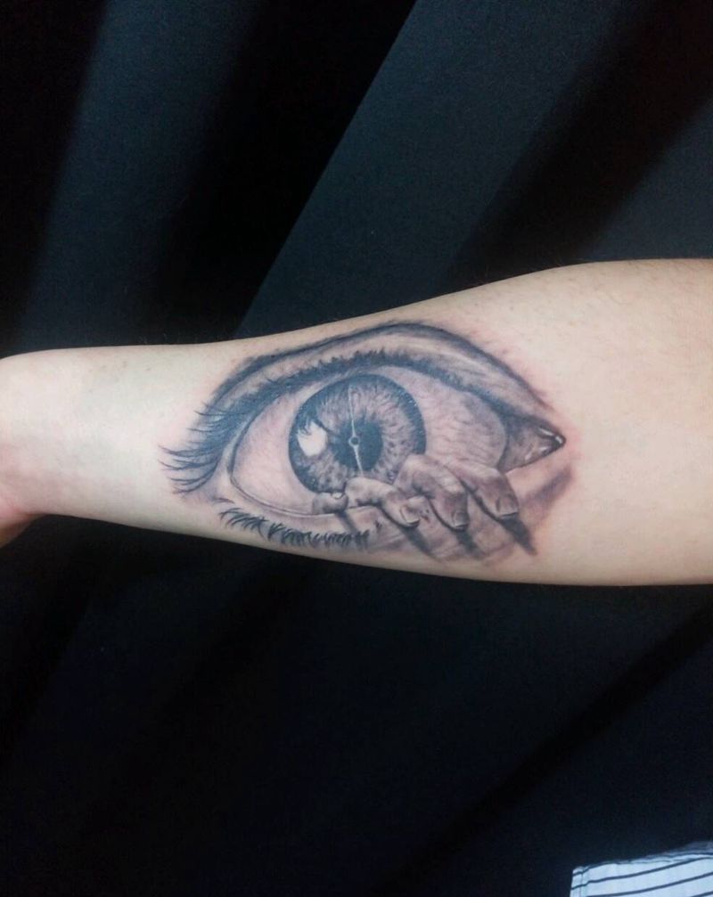 眼睛纹身图片