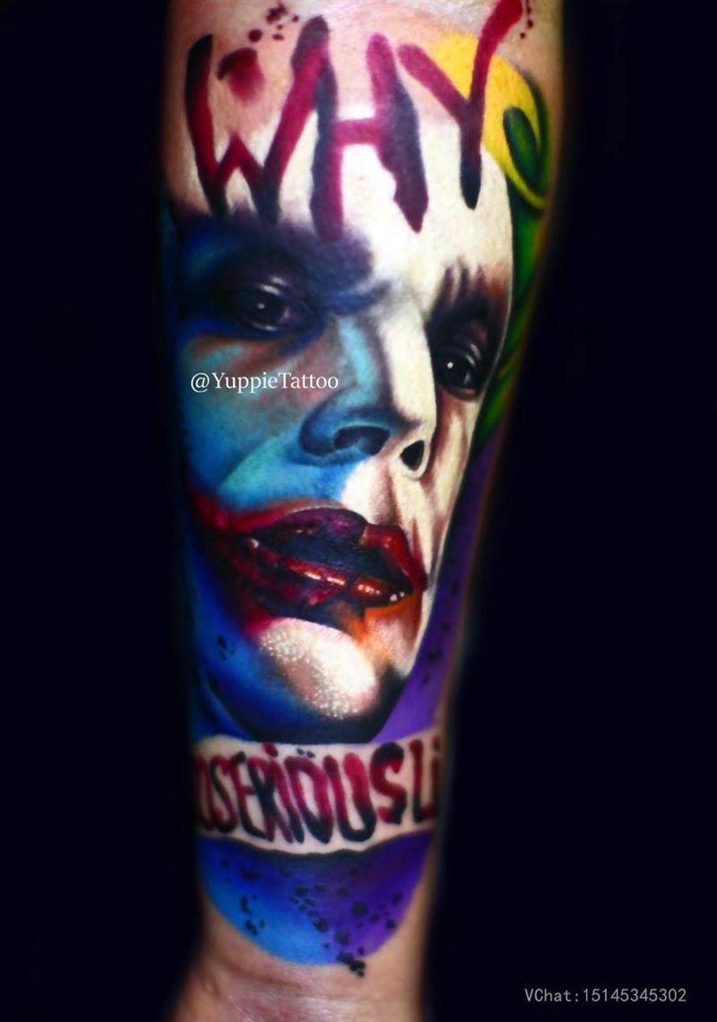 小丑纹身图片