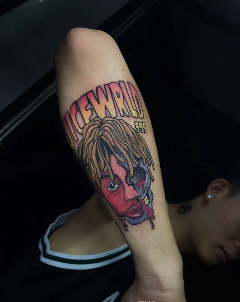 人纹身图片_手臂New School纹身图案