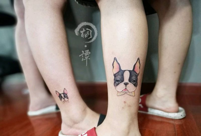 宠物狗纹身图片