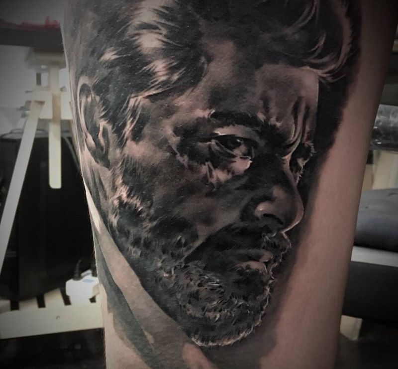 欧美写实纹身图片