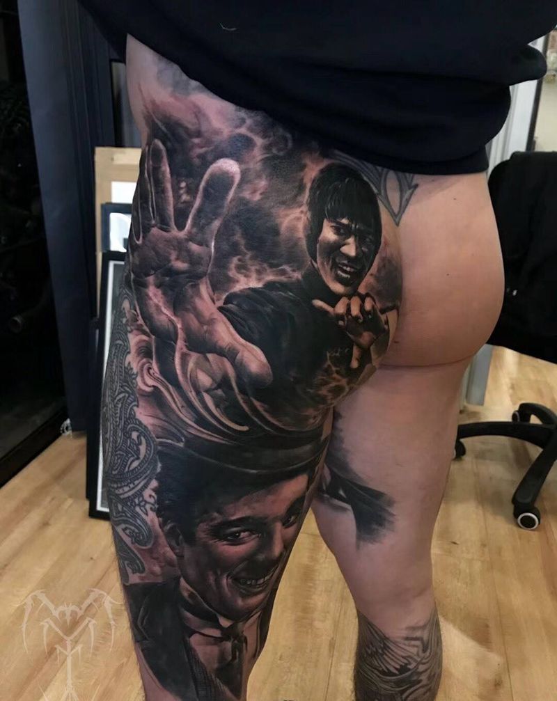 写实纹身图片_欧美写实纹身图案