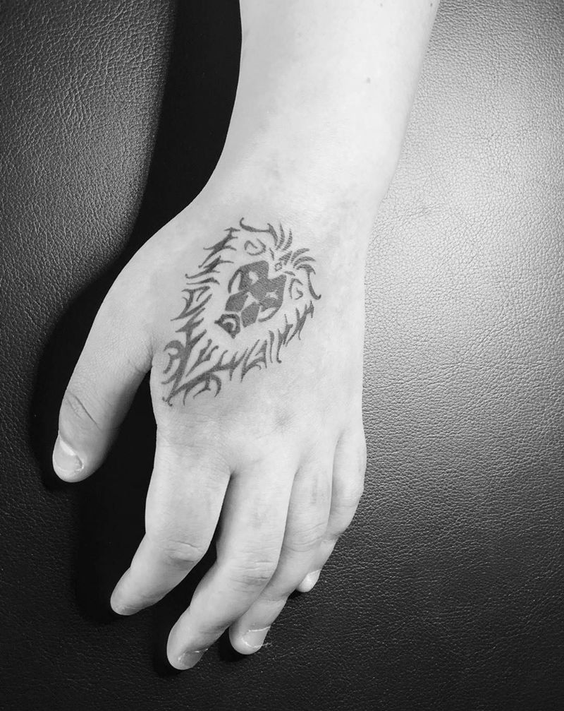 联盟logo纹身图片