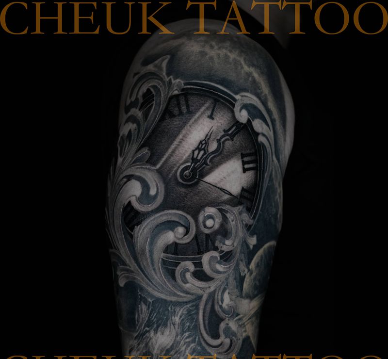 欧美写实纹身图片_手臂欧美写实纹身图案