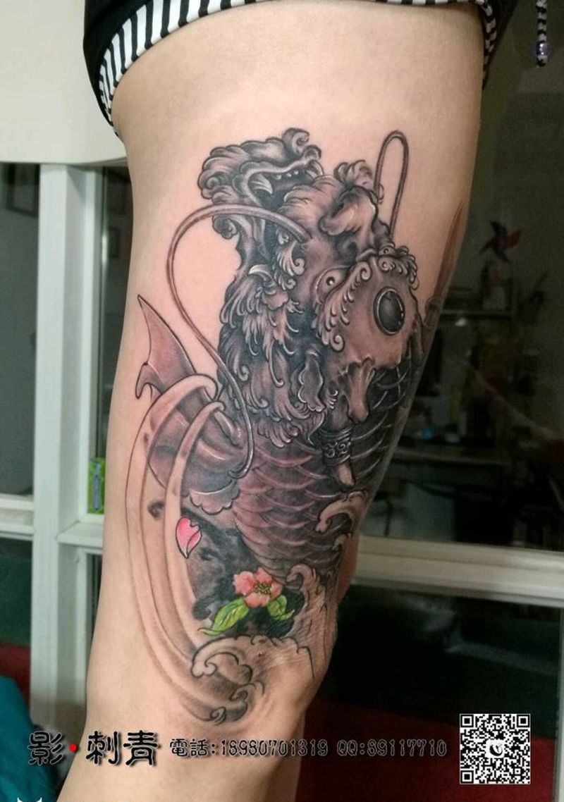 疤痕遮盖纹身图片