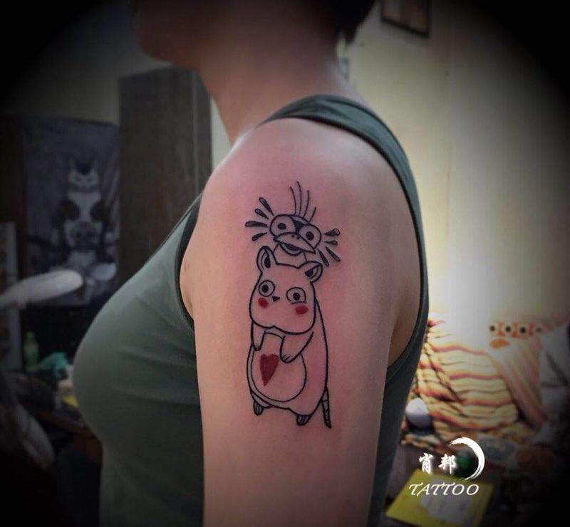 可爱卡通纹身图片