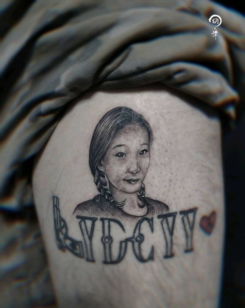 挚爱纹身图片_欧美写实纹身图案