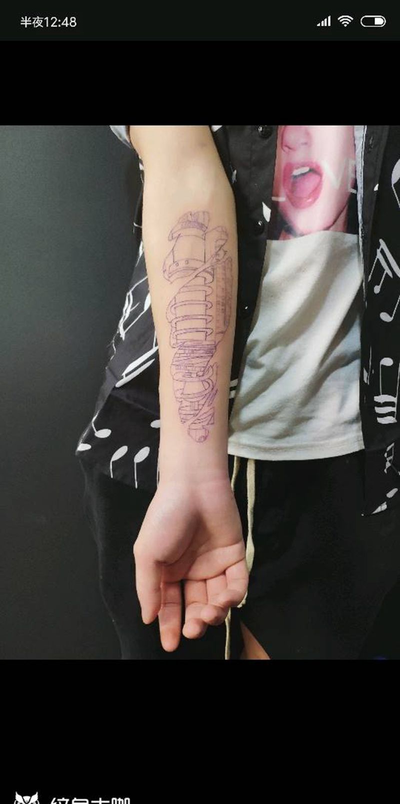 机械臂纹身图片
