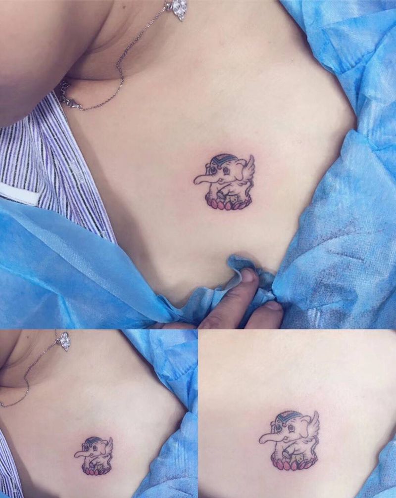 小飞象纹身图片