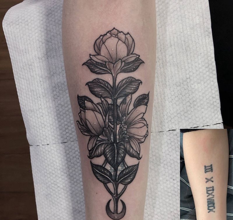 遮盖纹身图片_手臂New School纹身图案