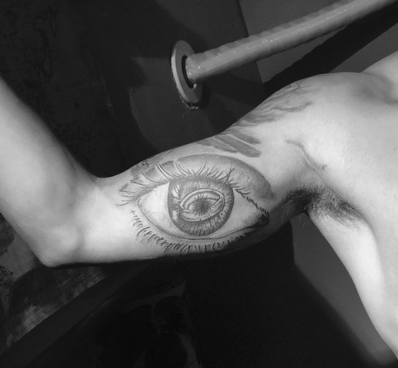 眼睛纹身图片