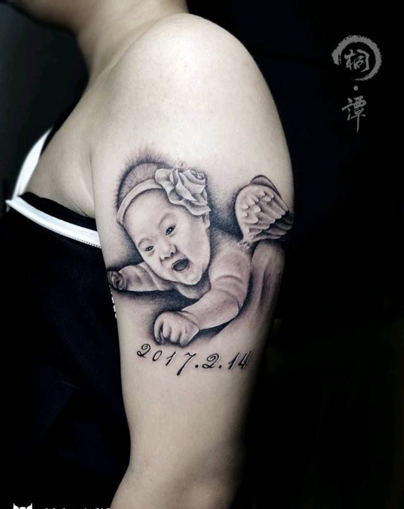 人物肖像纹身图片