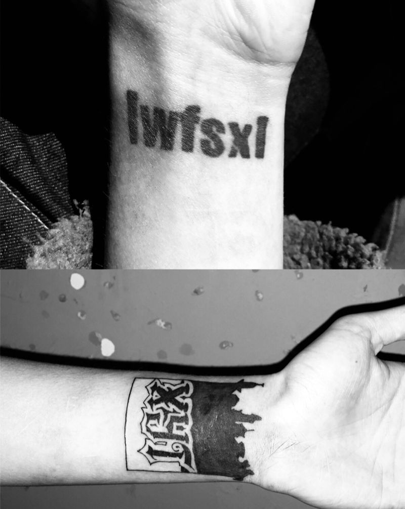 字体修改纹身图片