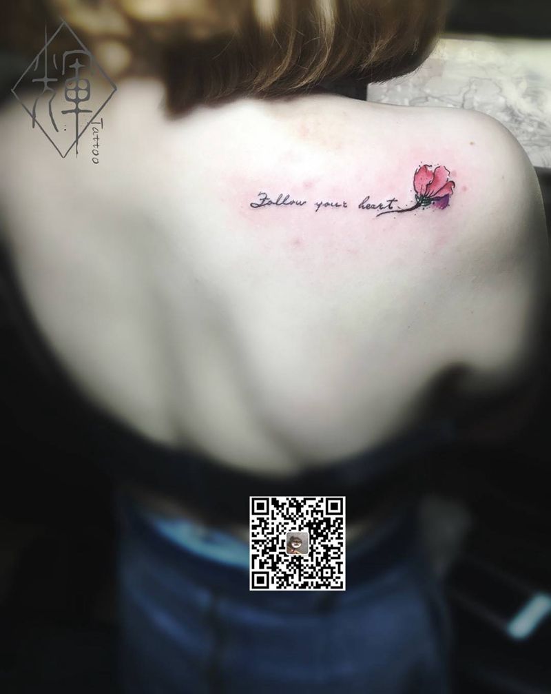 小清新英文纹身图片