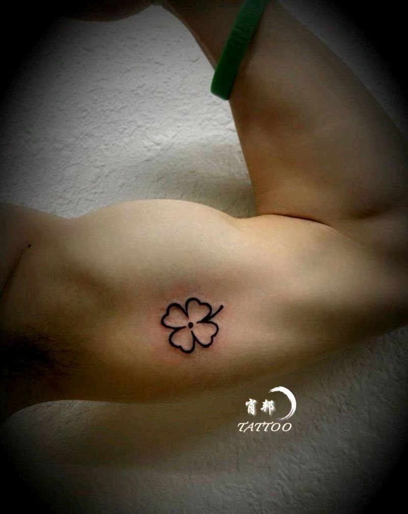 四叶草纹身图片