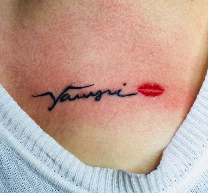 修改原图未拍照纹身图片