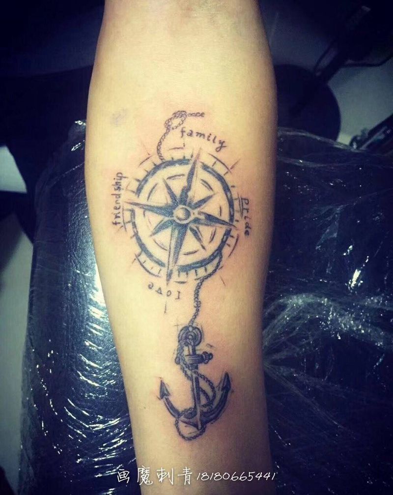 船⚓️纹身图片_New School纹身图案