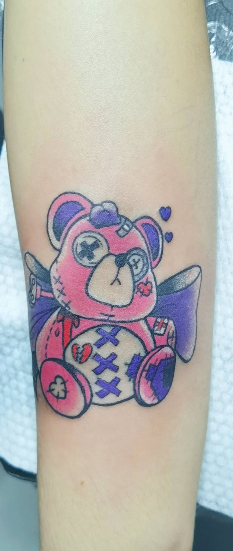 熊纹身图片_手部纹身图案