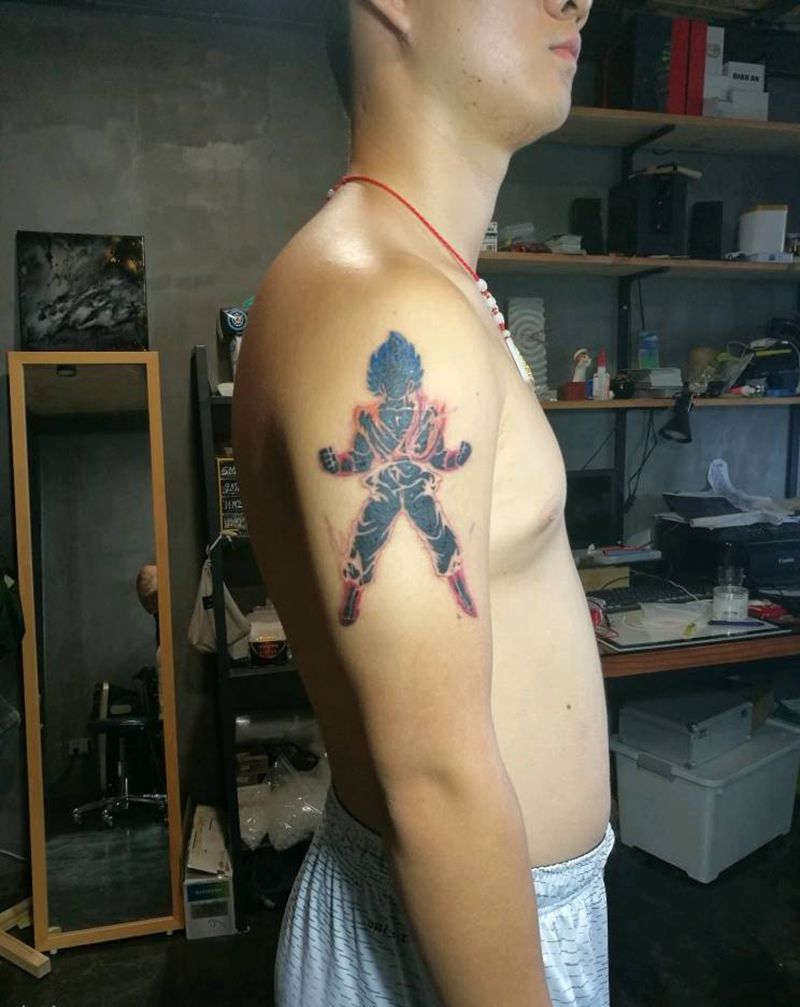 悟空未完成纹身图片
