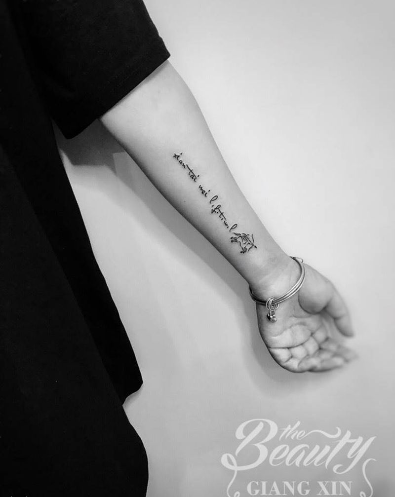 对老公的爱❤️纹身图片_成品手臂手部纹身图案