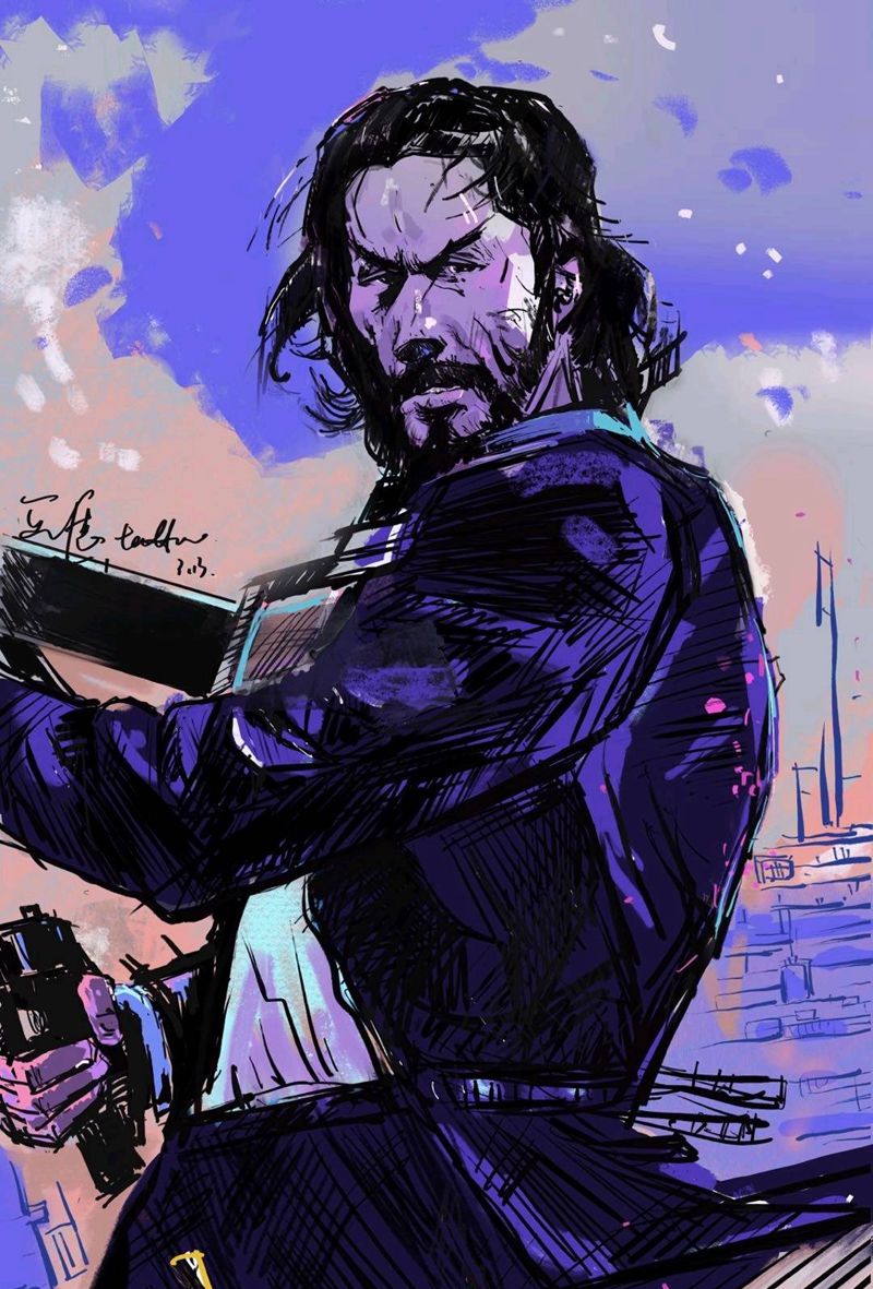 wick纹身图片_手臂新传统纹身图案