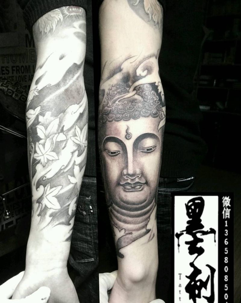 佛纹身图片