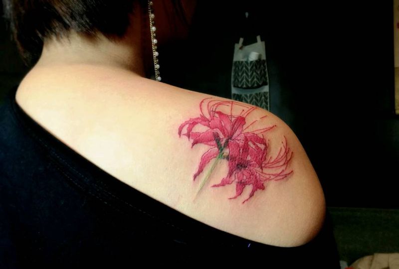 曼莎珠华纹身图片