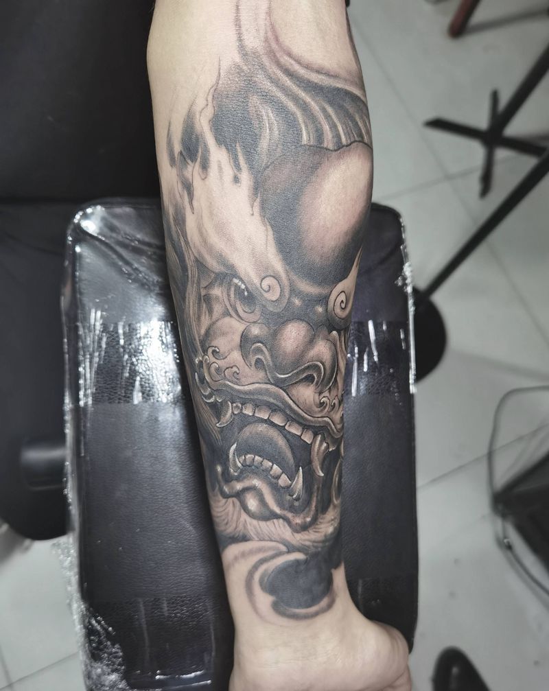 龙纹身图片_手臂纹身图案