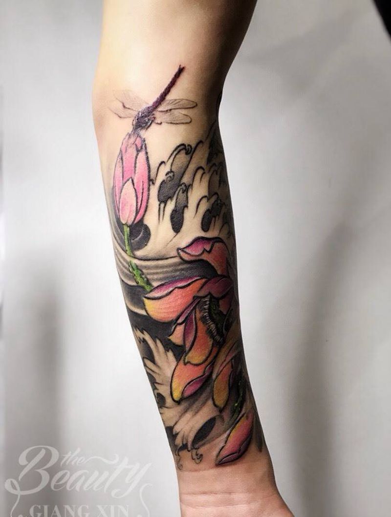 包小臂纹身图片_手部手臂纹身图案