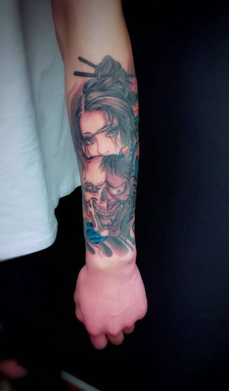 。纹身图片_成品手臂纹身图案