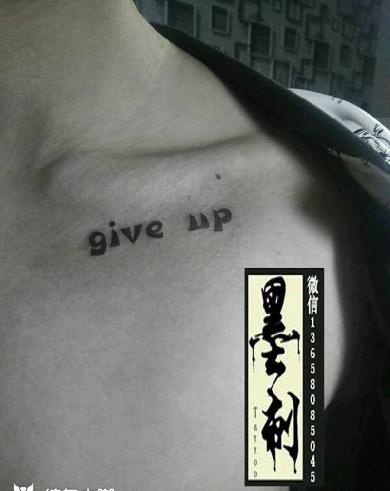 英文字体纹身图片