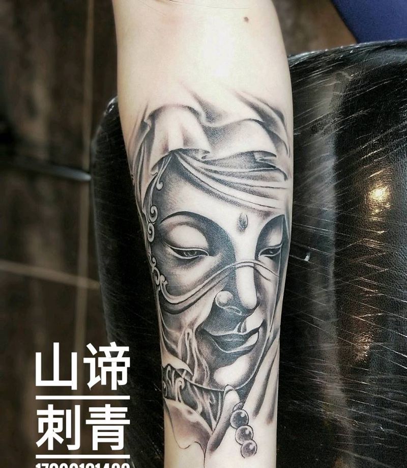 【原创】现代佛纹身图片