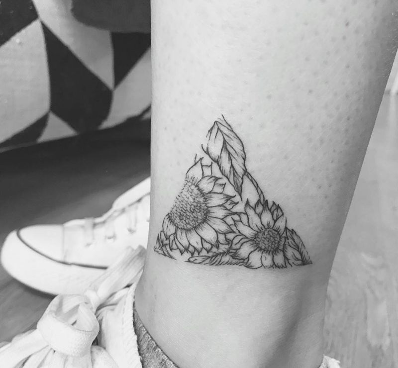 向日葵纹身图片