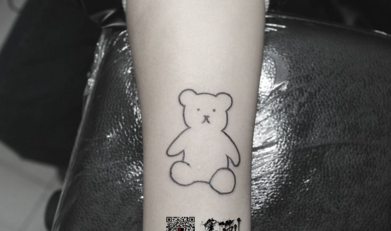 熊纹身图片_手臂纹身图案