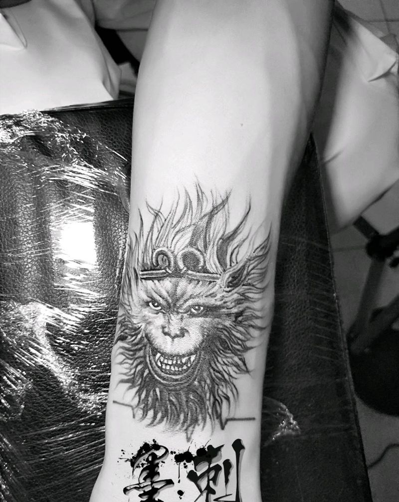 悟空悟空悟空空空空纹身图片