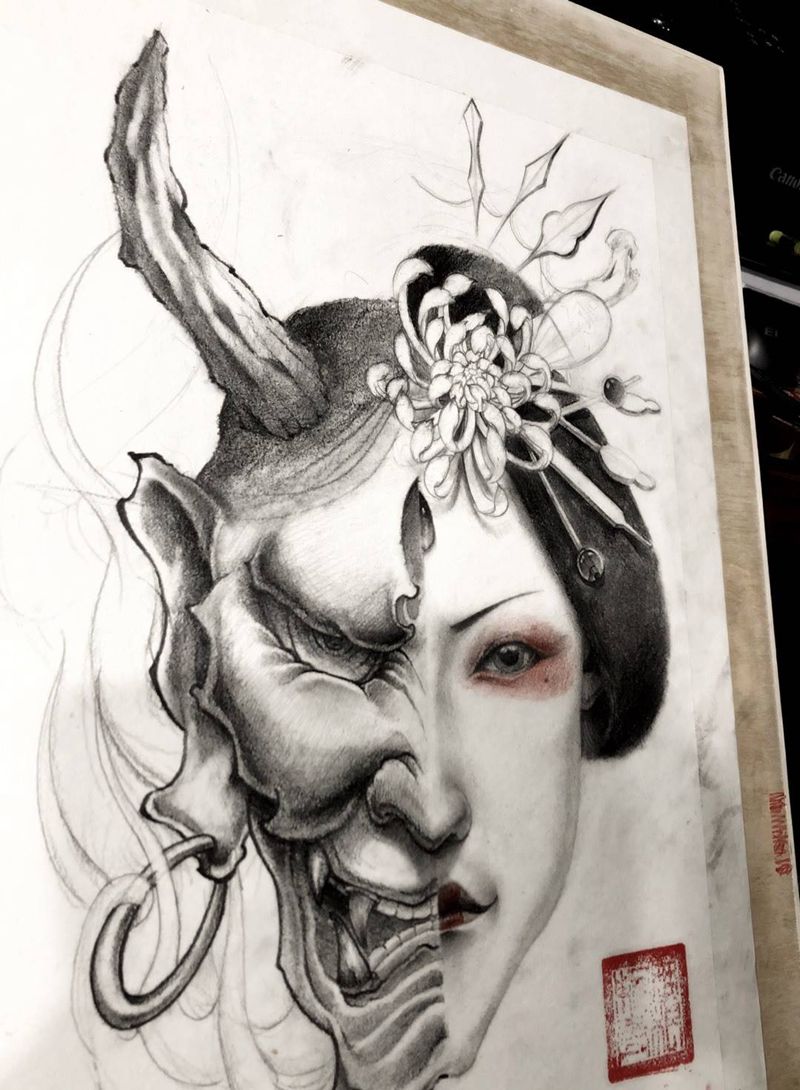 一念之间纹身图片