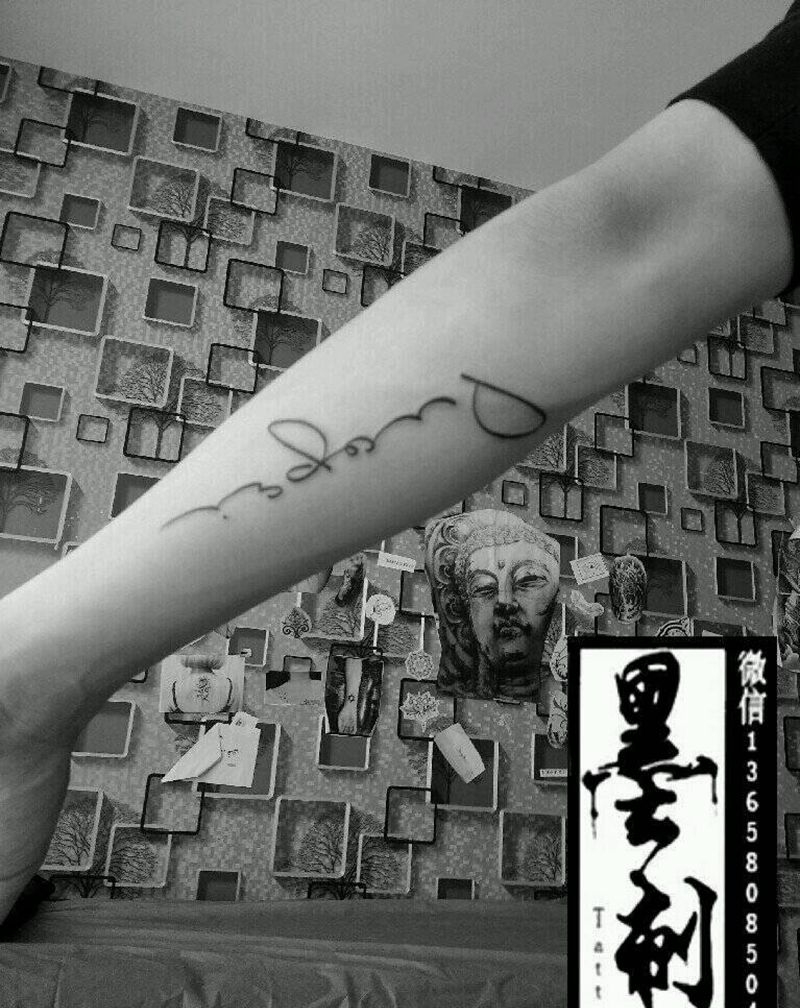 字体纹身图片