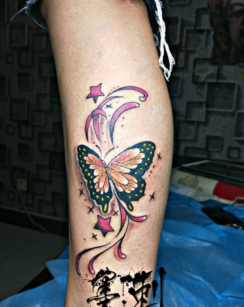 蝴蝶纹身图片
